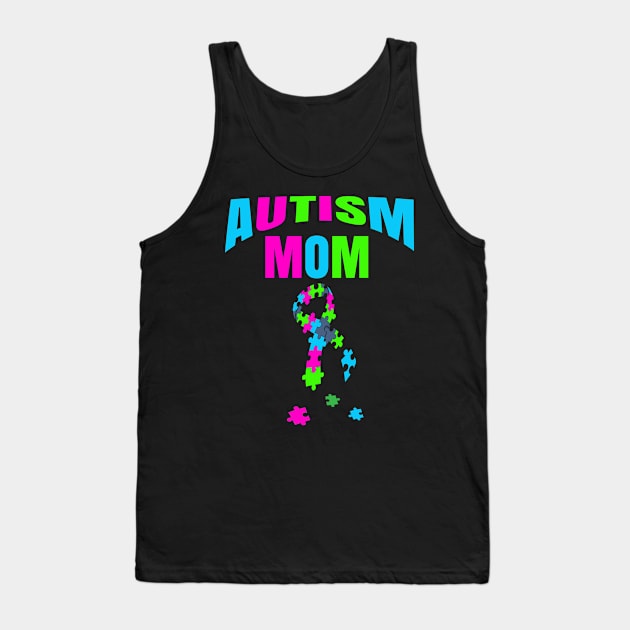 Autism Mom Tank Top by letnothingstopyou